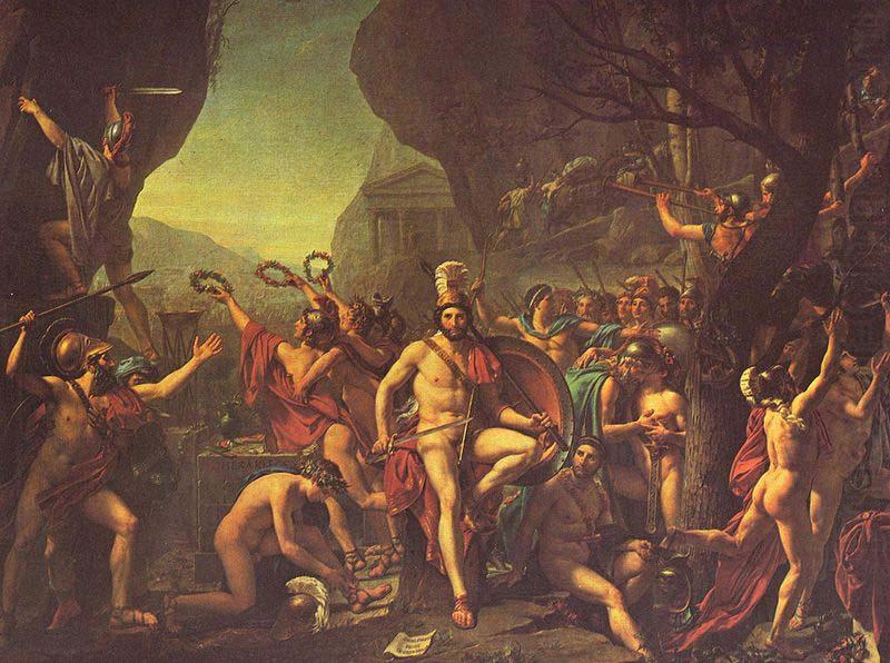 Jacques-Louis David Leonidas at Thermopylae oil painting picture